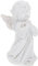 VOSAREA Praying Cherubs Sculpture Resin Angel Figurine Praying Angel Boy Girl Statue Party Desktop Angel Figure Ornament for Bookshelf Statue Grave Statue (9x4.5CM)