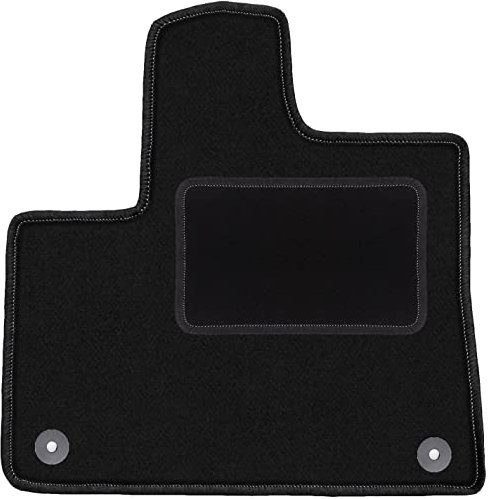 Wielganizator Automatte – Passend für Peugeot Rifter kombivan 2018- – Velours – Autozubehör - Praktische Fußmatte Auto – 1-teilig - schwarz
