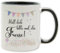 Tasse - Party Becher mit Spruch - lustige Statements als Geschenk (Henkel&Innen_Schwarz, Halt doch bitte mal die Fresse!)