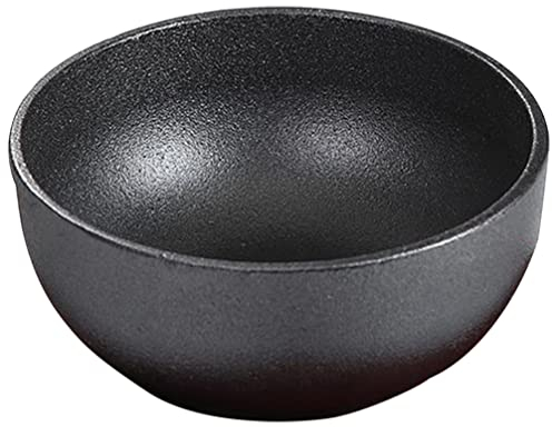 Alipis Soup Bowls Japanese Korean Bibimbap Bowl Cast Iron Soup Bowls Korean Sizzling Bowl Rice Pot Soup Serving Bowl Cookware for Kitchen Cooking Hot Pot Dolsot Bibimbap Rice