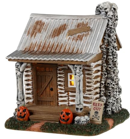 Lemax 34081 Spooky Town Accessory: Skeleton Cottage