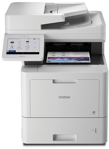 Brother MFC‐L9610CDN Enterprise Color Laser All‐in‐One Printer with Fast Printing, Large Paper Capacity, and Advanced Security Features