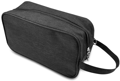 Newpop Beauty Case Uomo Viaggio, Trousse Uomo, Necessaire Uomo, Borsa da Toilette Donna, Borsetta da Toilette Unisex Adulto, Organizzatore di Articoli da Toilette, Viaggio Accessori Nero