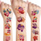 Tattoo Kinder,100+ Kirby Tattoo Sticker Set,Cute Kindertattoos Jungen Mädchen,Hautfreundlich Tattoos zum Aufkleben,Mitgebsel Kindergeburtstag Gastgeschenke Festival Party Deko