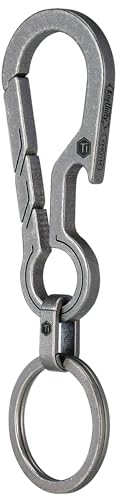 KeyUnity KM01M Titan EDC Schlüsselanhänger Clip mit Flaschenöffner, Schnellspanner Karabiner Schlüsselringhalter für Männer