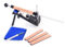 PRETYZOOM Affilacoltelli Professionale con Angolo Fisso e Pietre di Affilatura Acciaio Inossidabile e Plastica Abs Utensile Da Cucina Facile Da Usare e Pulire Adatto Tutti Tipi di