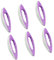 Healeved Professional Nail Art Tools Set of 6 Nail Buffing Block Sander Files Polish Tool Sheepskin Brush for Home Salon