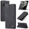 owlhold Funda para Samsung Galaxy S22 5G,Funda Avanzado PU Piel [Tarjetas y Billetera][Soporte Plegable][Cierre Magnético] Antigolpes Libro Case Carcasa para Samsung S22 5G-Negro