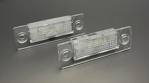 BK002 - Fehlerfrei Kennzeichenbeleuchtung Kompatibel mit T5, T6, Golf Plus, Jetta, Passat, Caddy