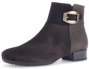 Gabor Damen Ankle Boots, Frauen Stiefeletten,Stiefel,Bootee,Booties,halbstiefel,Kurzstiefel,uebergangsschuhe,Chocolate(Mic/bro),39 EU / 6 UK