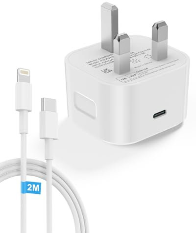 30W Fast Charger for iPhone,[MFi Certified] USB C Fast Charger Plug Power Adapter with 6FT Type C to Lightning Cable Compatible with iPhone 14/13/12/11 Pro/Pro Max/XS Max/XS/XR/X/SE/8/iPad and More