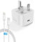 30W Fast Charger for iPhone,[MFi Certified] USB C Fast Charger Plug Power Adapter with 6FT Type C to Lightning Cable Compatible with iPhone 14/13/12/11 Pro/Pro Max/XS Max/XS/XR/X/SE/8/iPad and More