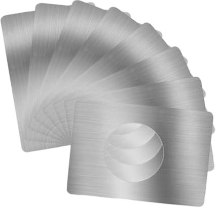 DOITOOL Placa Refuerzo Cerradura 8 Piezas De Acero Inoxidable 5.11X3.54In Placa Cubierta Para Reparación De Cerraduras De Puerta Refuerzo Para Cerradura Suelta En Puertas De Madera Y Metal