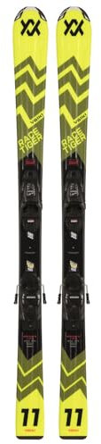 Volkl RACETIGER JR Gelb 130 cm Ski Alpin Mittelstufe Kinder