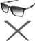 Mryok Replacement Earsocks for Oakley Exchange/Exchange R/Exchange Sun Sunglass - Gray