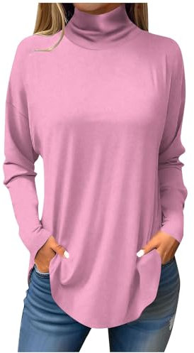 Pull Cachemire Femme Col Roulé Pull Femme Bleu Marine Pull Femme Rose Chemise Femme Chic Et Élégant sous Pull Femme Pull Femme Hiver Pull Femme Pull Femme Rouge Pull Femme Chic Et Original