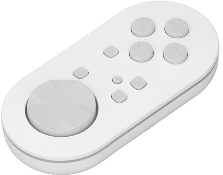 Micro Manette de Jeu Bluetooth, Contrôleur sans Fil Portable avec Lumière LED RVB, Mini Contrôleur de Poche avec Câble et Sangle pour Anki, pour pour Wins, pour Android