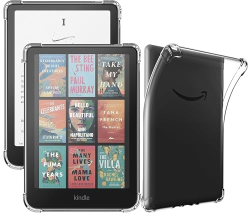 Tiorecime Coque pour Kindle Paperwhite 12ème génération 2024 7 et Kindle Colorsoft Signature Edition, légère, anti-rayures et antichoc en TPU souple