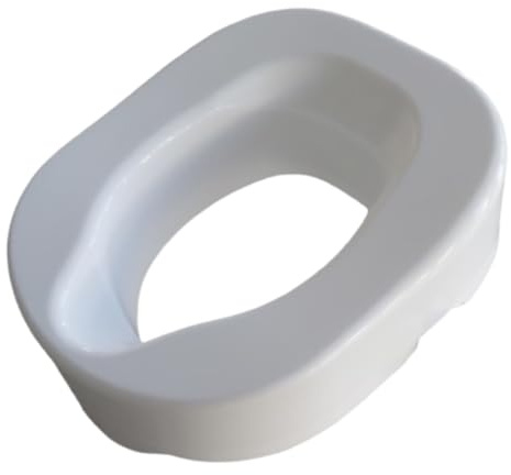 Villaclinic. Elevador de WC 10 Cm Sin Tapa - Alza de WC o inodoro Ajustable - Fácil Colocación