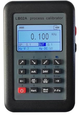 SUZLAZYR Calibratore di processo Multifunzione LB02A con frequenza RTD, termocoppia PT100, mV 0-10 V Generatore di Segnale 4-20 mA Uscita Tester di Corrente e Tensione