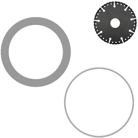 2PCS Blade Arbor Adapter Reducer - Bore Reducer Ring for Circular Saw Blades 22.23mm to 20mm & 22.23mm to 16mm, Cutting Reducer Rings for Angle Grinders and Cutting Discs