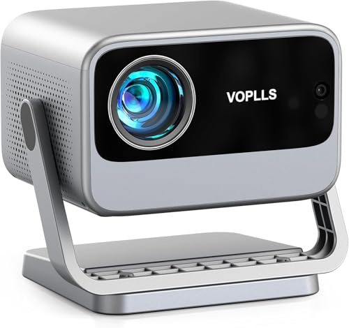 Smart Beamer【Netflix Official & Dolby Audio】 VOPLLS Autofokus/Trapezkorrektur Beamer, WiFi6 Bluetooth Full HD 1080P Video Projektor Heimkino/Outdoor Projektor für Handy/PC