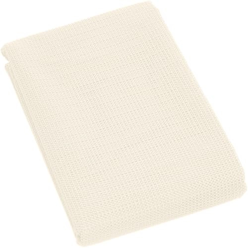 Anti Rutsch Teppichunterlage 120 x 180 cm Waschbare Und Wiederverwendbare, Universal Teppichunterlage/Teppich Antirutschmatte Universell Einsetzbar für Alle Böden, Weiß