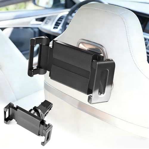 Astriva Car Tablet Holder Phone for BMW X3 X5 X6 I20 G05 G06 G45 G60 G61 G70 2024 2025 2026, Extendable Car Mobile Phone Holder Headrest for Back Seat, Universal 360° Rotation Tablet Mount