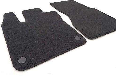 kh Teile Fußmatten für Smart Forfour 453 Velours Matten Original Qualität 2-teilig Automatten vorn schwarz