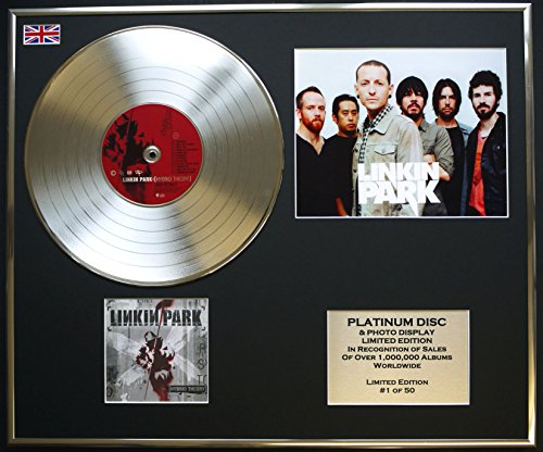 EC Linkin Park/Platin Schallplatte & Foto-Darstellung/Limitierte Edition/HYBRID Theory