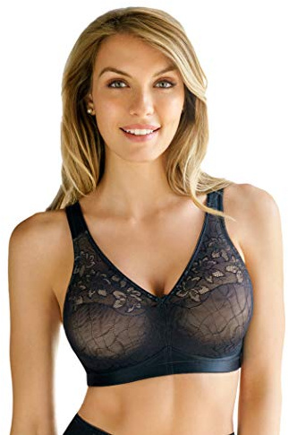 Rosme Lingerie Ungepolsterter BH ohne Bügel mit Gepolsterten Trägern für Damen, Kollektion Powerlace
