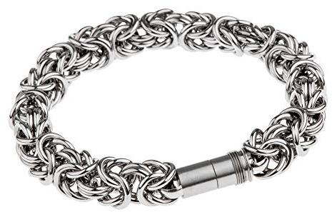 Ernstes Design Edvita Armreif A59 Edelstahl Königsarmband Armband 19 20 21 cm