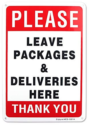 Enjoyist Panneau en aluminium antirouille et anti-UV 30,5 x 20,3 cm