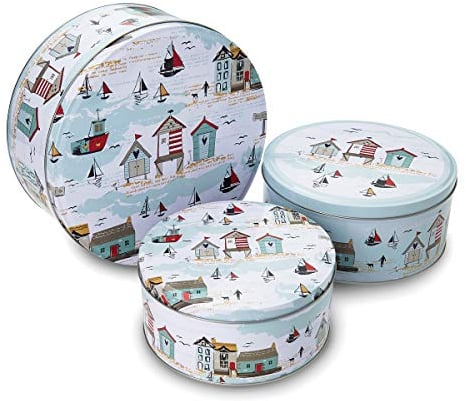 Cooksmart Set of Three Cake Tins, Beside The Seaside