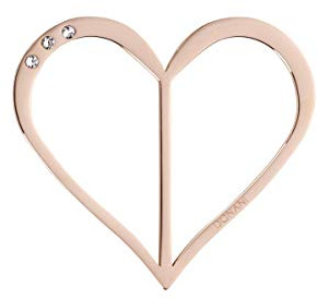 DONANI Dirndlspange - Glitzerherz - rosé