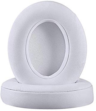 Replacement Earpads for Beats by Dr.Dre Studio 3.0, 2.0 B0500 B0501 Wired/Wireless Over-Ear Headphones - Ear Pad Cushion Cover (White)