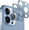 Annhan [2 Pezzi] Pellicola Fotocamera per iPhone 13 Pro/iPhone 13 Pro Max Telaio Alluminio in Metallo [Resistente ai Graffi] - Azul