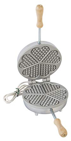 Biscottiera elettrica CBE805030000 per la cottura di cialde e ferratelle a forma di cuore