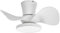 ocioc Quiet Ceiling Fan with LED Light 22 inch Large Air Volume Remote Control white for Kitchen Bedroom Dining room Patio