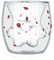 Simpatica Tazza Con Artigli di Gatto Rosa a Zampa Con Stampa Ciliegia, Tazzina Espresso per Casa Ufficio, Regalo di Compleanno (Bianco)
