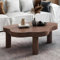 Wolkenförmiger Couchtisch, Unregelmäßiger Aus Holz, Runder Eck-Beistelltisch, Modern Mit 3 Beinen, Für Wohnzimmermöbel