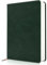 auriikoop Notizbuch A5 PU Leder Hardcover Journal mit 365 undatierten karierten Innenpapier 100gsm No Bleed Papier für Notizen und Tagebuch schreiben (Dunkelgrün)