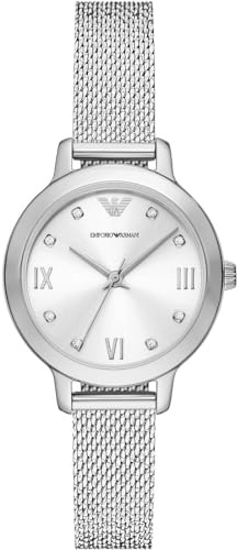 Emporio Armani Damenuhr 3-Zeiger-Werk Edelstahl, AR11584