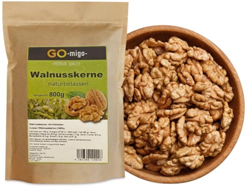0,8 kg Walnüsse geschält Walnußkerne Walnuss naturbelassen Top & Frisch