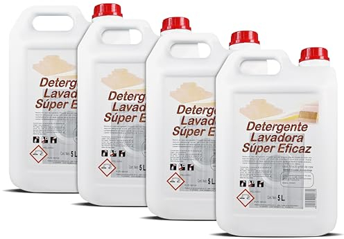 Detergente de Lavadora Líquido Ropa Blanca y de Color 20 litros | Ultraeficaz, Ropa Blanca, Ropa de Color