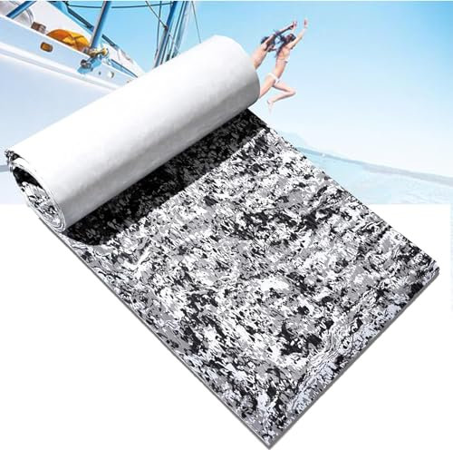 FfiMe Boat Floor Decking Sheets Thick Camouflage, boat flooring decking, EVA foam boat, boat flooring eva foam, eva foam boat flooring mat, self-adhesive deck floor covering carpet for yachts Camo