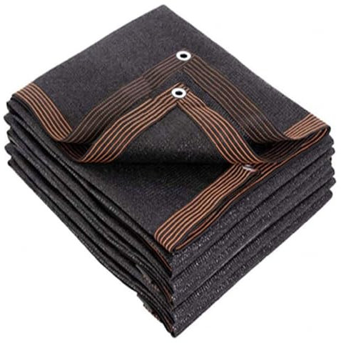 Filet d'ombrage Toile d'ombrage Voile d'ombrage Tissu Dombrage Pare-Soleil Filet Résistant 90% Aux UV, Utilisé pour Serres, Parkings, Abris de Jardin, Pergola Noir,4x4m