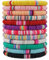 DYLYMX 12 Stück Freundschaftsarmbänder Set Sweet Album Inspiriert Toylor Brief-Armband Böhmisch Konzert Austausch Freundschaftsarmbänder Geschenke für Musik Love Fans (C)