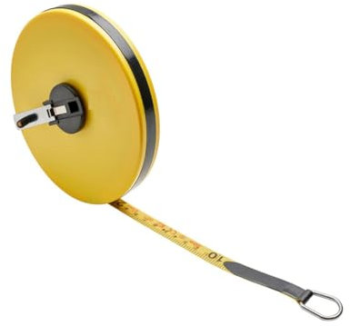 Rotella Metrica Professionale - Metro a Nastro in Fibra di Vetro Rinforzato - Flessometro Anticorrosione - Bindella Rotella Metrica con Custodia Resistente - Metro Pieghevole - Fai da Te
(20 Metri)