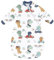 Chilsuessy Baby Schlafsack Winter mit abnembar Langarm Bio Baumwolle Babyschlafsack Kleine Kinder Ganzjahres Schalfsack Schlafanzug für Jungen und Mädchen, Dinosaurier Park/3.5 Tog, 90-110 cm